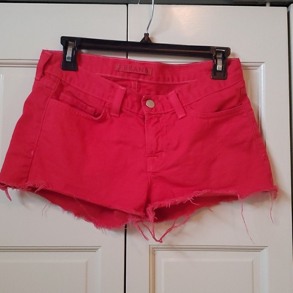 J Brand, Denim Shorts, Frayed Cutoffs, Size 25, Excellent Condition! Made in USA